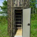 The Ultimate Blind exterior side door open