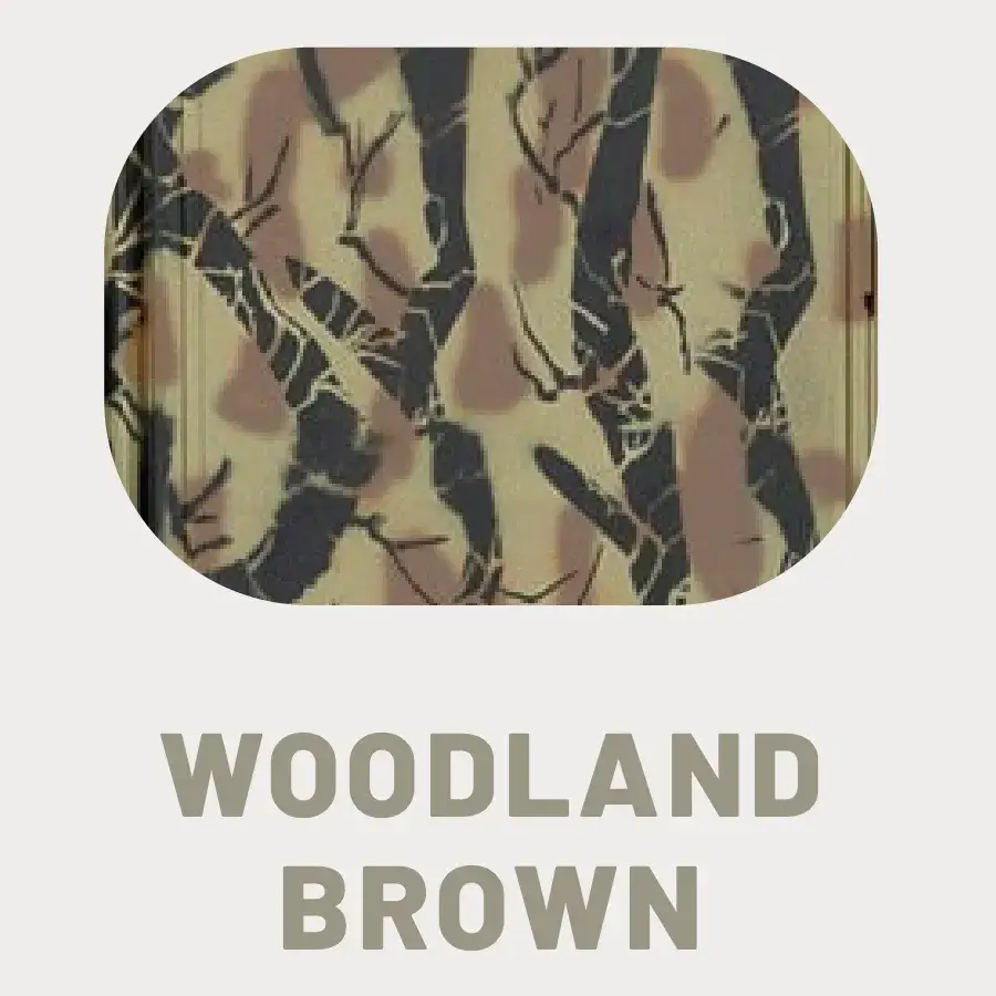 Ultimate blind camo color pattern: woodland brown