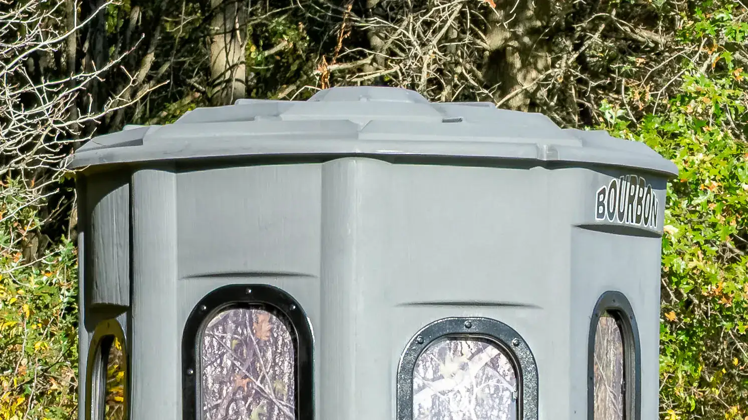 XT Blind roof design to funnel rain away from windows