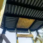 Underneath XT Blind with trap door